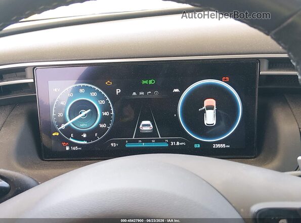 KM8JFDA2XPU121109 2023 HYUNDAI TUCSON PLUG-IN HYBRID Blue Widok tylnych siedzeń