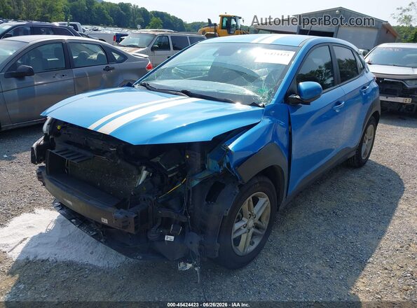KM8K12AA1LU444537 2020 HYUNDAI KONA Blue Вид спереду