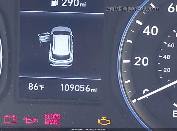 KM8K12AA1LU444537 2020 HYUNDAI KONA Blue 