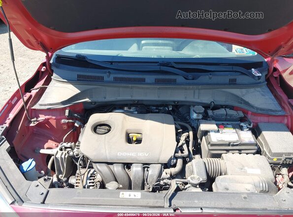 KM8K12AA1LU451696 2020 HYUNDAI KONA Red Вид ззаду