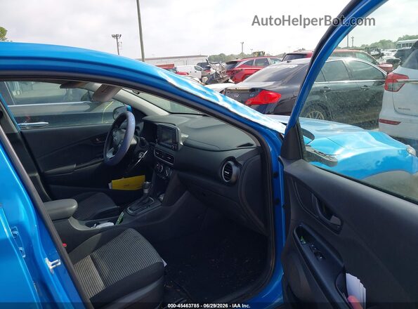 KM8K12AA1LU512013 2020 HYUNDAI KONA Blue Widok wnętrza z przodu