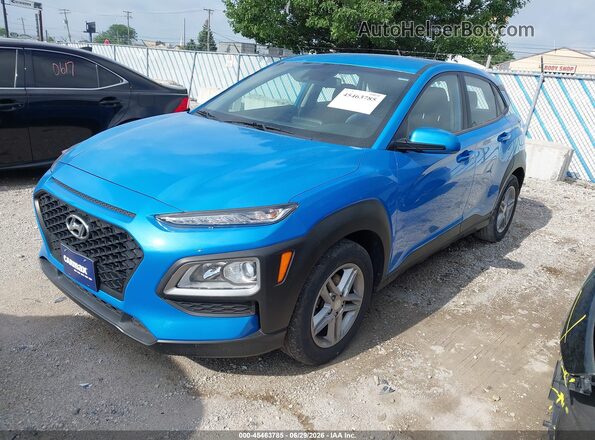 KM8K12AA1LU512013 2020 HYUNDAI KONA Blue Przód lewy