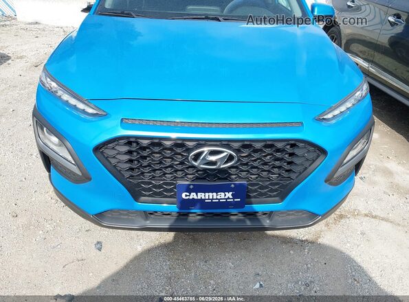 KM8K12AA1LU512013 2020 HYUNDAI KONA Blue Widok zestawu wskaźników