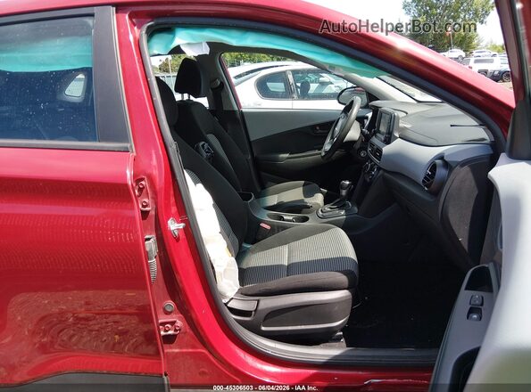 KM8K12AA2KU290984 2019 HYUNDAI KONA Red Front interior view