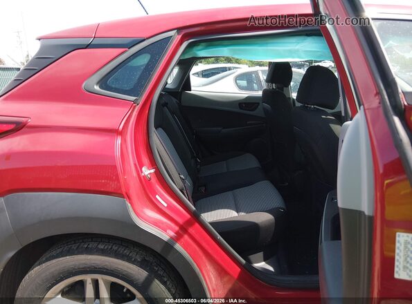 KM8K12AA2KU290984 2019 HYUNDAI KONA Red VIN sticker view