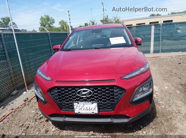 KM8K12AA2KU290984 2019 HYUNDAI KONA Red Instrument cluster view