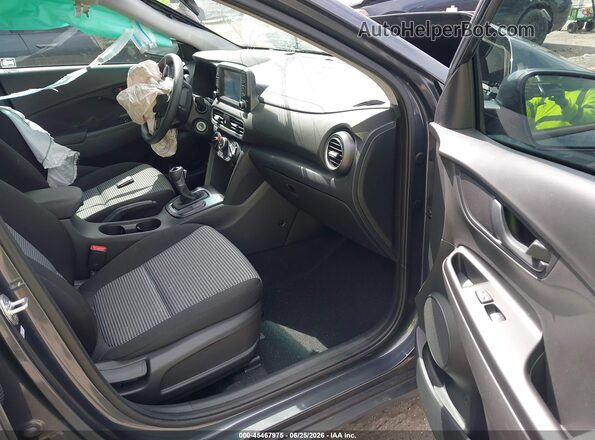 KM8K12AA2KU391328 2019 HYUNDAI KONA Gray Front interior view