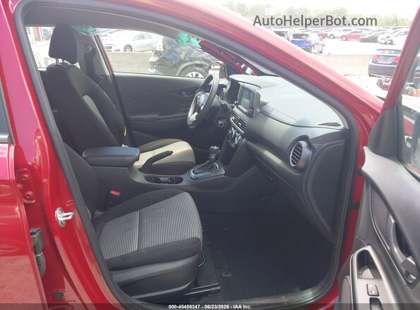 KM8K12AA2MU646773 2021 HYUNDAI KONA Red Widok wnętrza z przodu