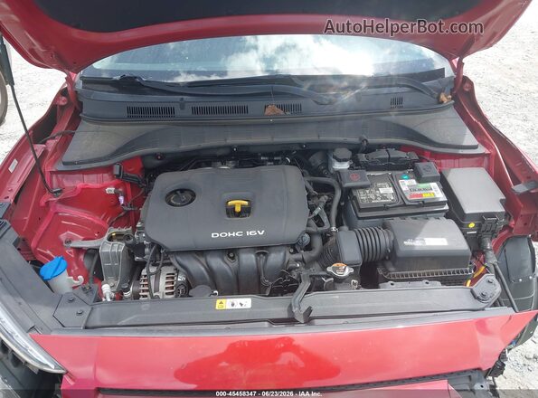 KM8K12AA2MU646773 2021 HYUNDAI KONA Red Widok z tyłu