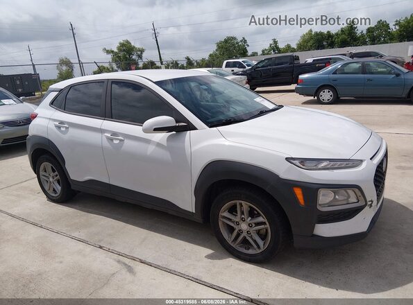 KM8K12AA3JU182601 2018 HYUNDAI KONA White Widok wnętrza z tyłu