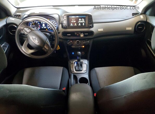 KM8K12AA3LU498826 2020 HYUNDAI KONA Black Widok deski rozdzielczej