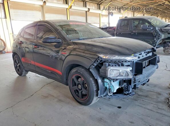 KM8K12AA3LU498826 2020 HYUNDAI KONA Black Przód prawy