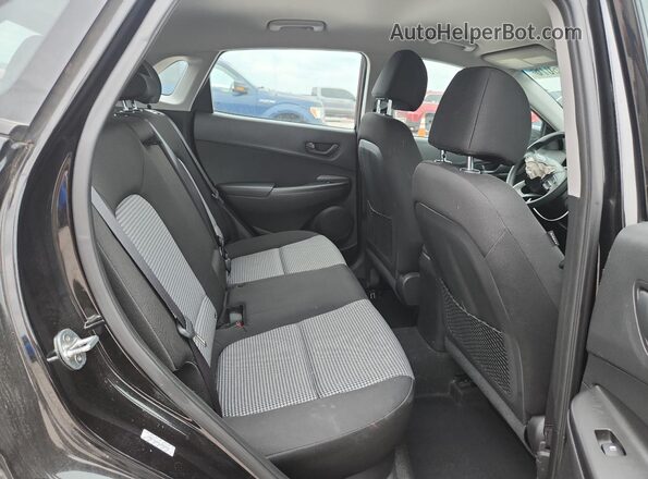 KM8K12AA3LU554442 2020 HYUNDAI KONA Black უკანა სალონის ხედი