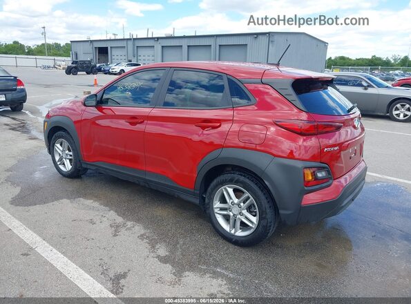 KM8K12AA4LU574845 2020 HYUNDAI KONA Red Trasero izquierdo