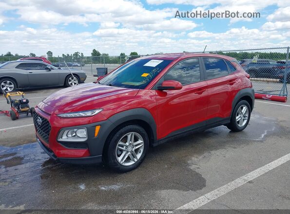 KM8K12AA4LU574845 2020 HYUNDAI KONA Red Vista tres cuartos delantera izquierda