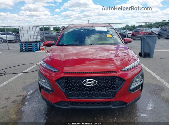 KM8K12AA4LU574845 2020 HYUNDAI KONA Red Vista del salpicadero