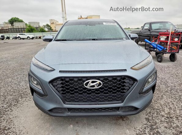 KM8K12AA5KU208780 2019 HYUNDAI KONA Синий Вид спереди