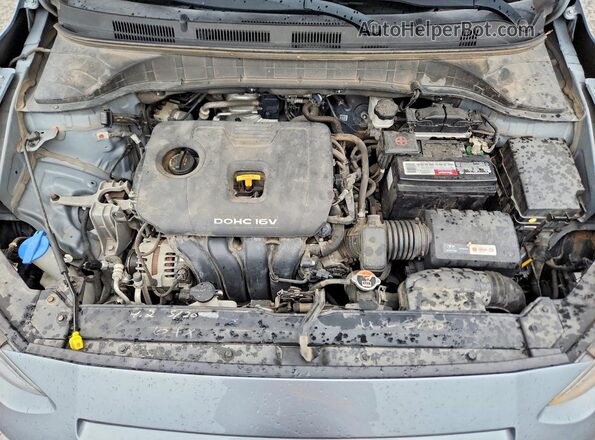 KM8K12AA5KU208780 2019 HYUNDAI KONA Синий Вид задней части салона