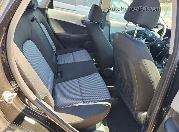 KM8K12AA5LU573817 2020 HYUNDAI KONA Black Հետևի նստատեղերի տեսք