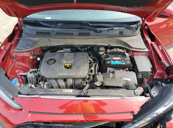 KM8K12AA6LU503579 2020 HYUNDAI KONA Red Vista interior trasera