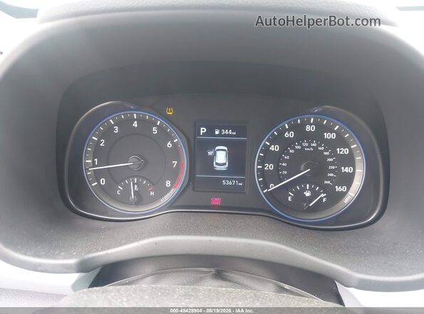 KM8K12AA9KU306016 2019 HYUNDAI KONA Белый Вид задних сидений
