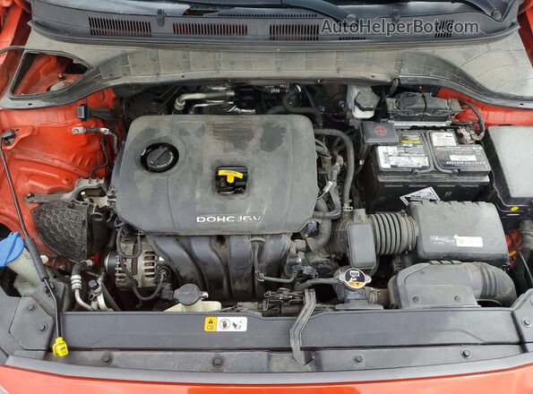 KM8K12AA9LU498832 2020 HYUNDAI KONA Orange უკანა სალონის ხედი