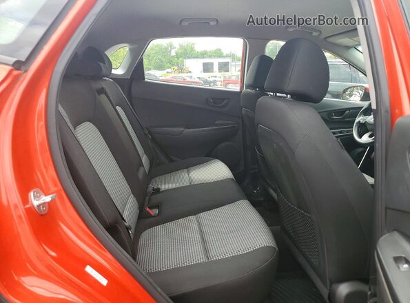 KM8K12AA9LU498832 2020 HYUNDAI KONA Orange უკანა სავარძლების ხედი