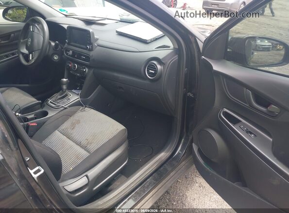 KM8K12AA9LU570290 2020 HYUNDAI KONA Black Widok wnętrza z przodu