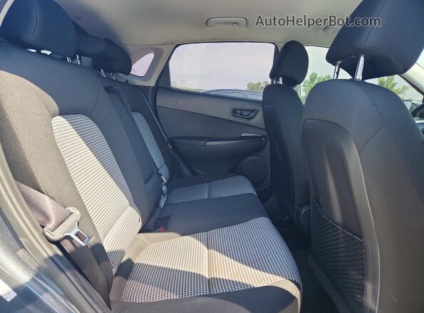 KM8K12AA9MU645779 2021 HYUNDAI KONA Gray Вид задньої частини салону