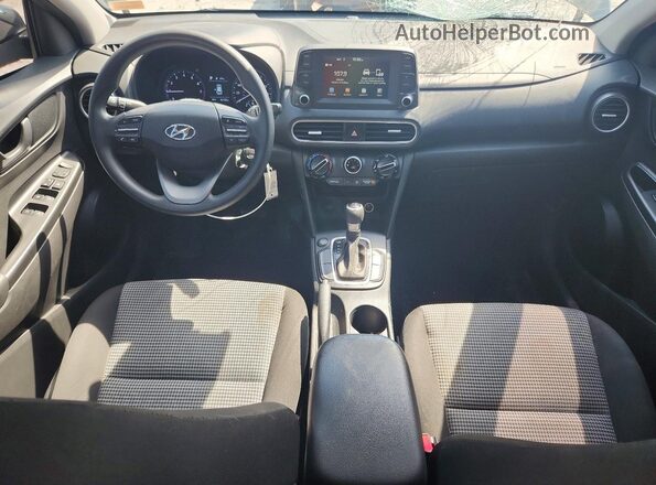 KM8K12AA9MU645779 2021 HYUNDAI KONA Gray Вид панелі приладів