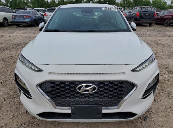 KM8K12AAXMU660162 2021 HYUNDAI KONA White Front view