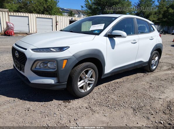 KM8K1CAA0LU503194 2020 HYUNDAI KONA White Vista tres cuartos delantera izquierda