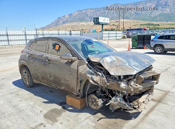 KM8K1CAA2KU195153 2019 HYUNDAI KONA Gray Передня права чверть