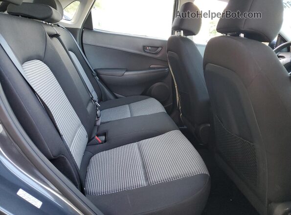 KM8K1CAA2LU525651 2020 HYUNDAI KONA Gray უკანა სავარძლების ხედი