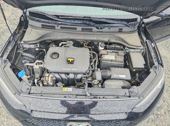 KM8K1CAA3KU255635 2019 HYUNDAI KONA Черный Вид подкапотного пространства