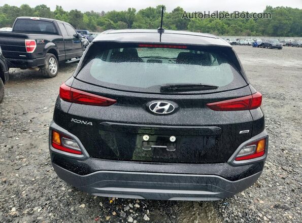 KM8K1CAA3KU255635 2019 HYUNDAI KONA Черный Вид сзади