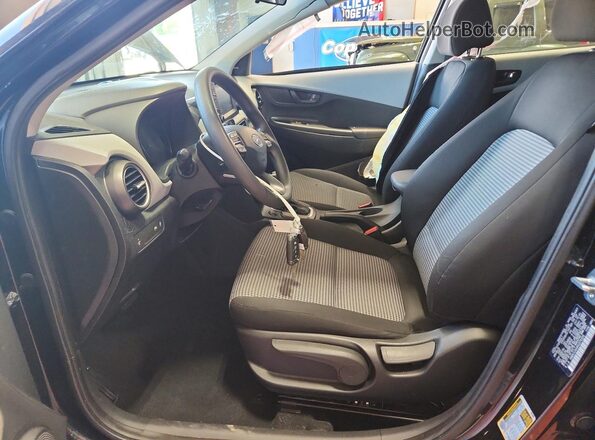 KM8K1CAA4KU374326 2019 HYUNDAI KONA Black Front interior view