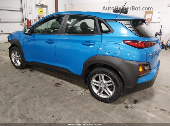 KM8K1CAA5KU277541 2019 HYUNDAI KONA Light Blue Rear left