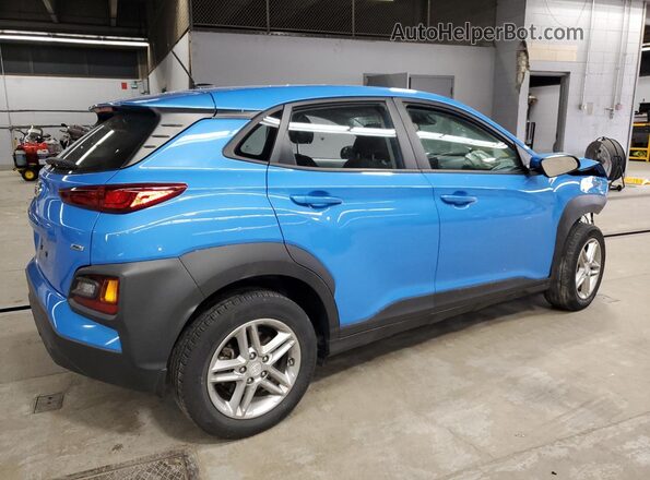 KM8K1CAA7KU340221 2019 HYUNDAI KONA Blue Задня права чверть