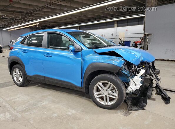 KM8K1CAA7KU340221 2019 HYUNDAI KONA Blue Передня права чверть