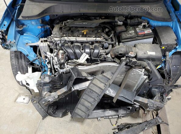 KM8K1CAA7KU340221 2019 HYUNDAI KONA Blue Вид задньої частини салону