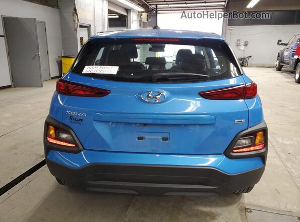 KM8K1CAA7KU340221 2019 HYUNDAI KONA Blue Вид ззаду