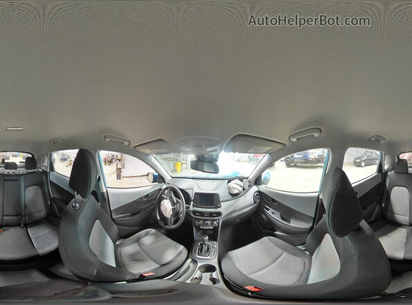 KM8K1CAA7KU340221 2019 HYUNDAI KONA Blue Панорамний вид салону 360°