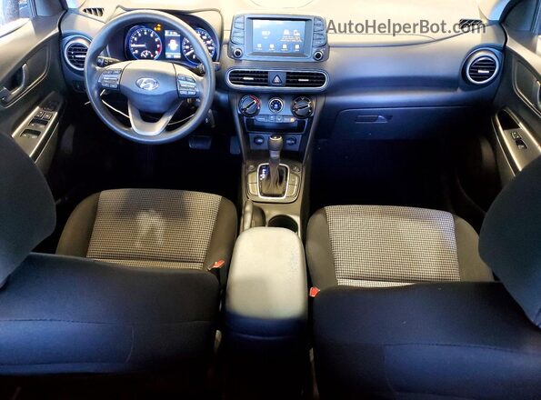 KM8K1CAA8MU711325 2021 HYUNDAI KONA Red Widok deski rozdzielczej