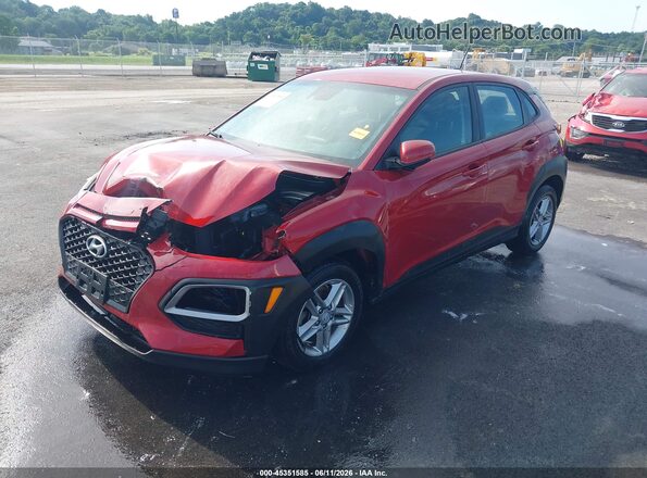 KM8K1CAA8MU739867 2021 HYUNDAI KONA Red Передня ліва чверть