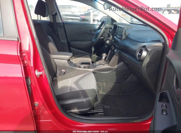 KM8K1CAA8MU739867 2021 HYUNDAI KONA Red Вид салону спереду