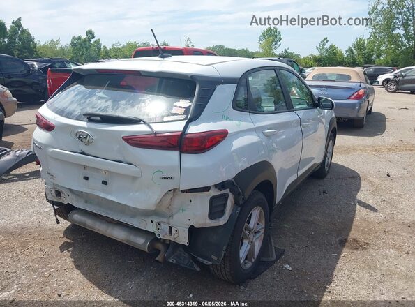 KM8K1CAAXKU281813 2019 HYUNDAI KONA Белый Задняя правая четверть