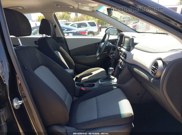 KM8K1CAAXKU344683 2019 HYUNDAI KONA Black Вид салону спереду