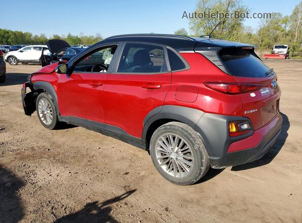 KM8K22AA0LU574354 2020 HYUNDAI KONA Red Հետևի ձախ