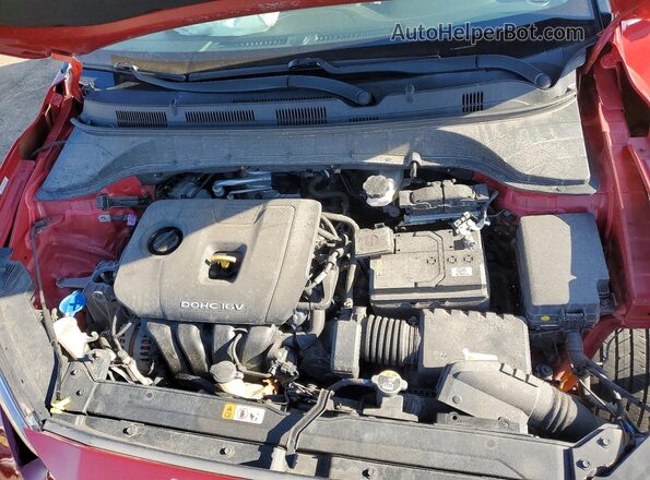 KM8K22AA0LU574354 2020 HYUNDAI KONA Red Շարժիչի բաժամունքի տեսք